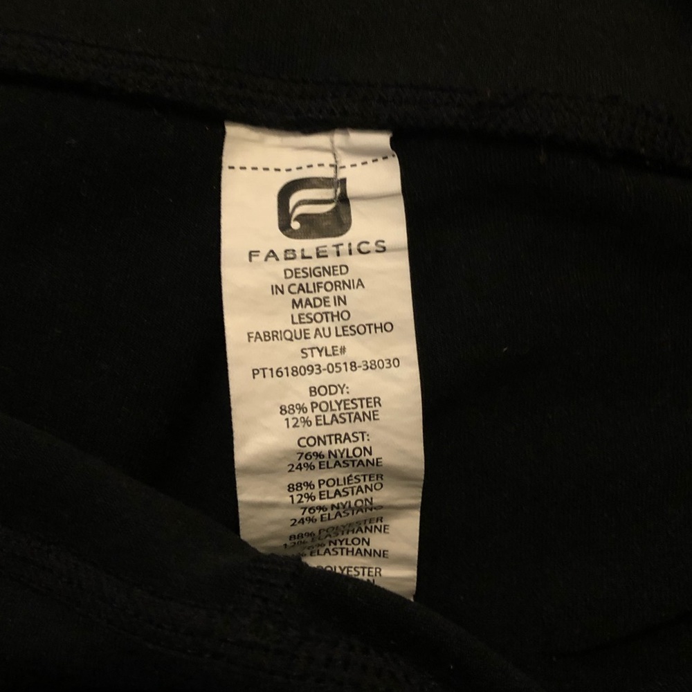 Fabletics Patterned Workout Leggings - Picture 5 of 5